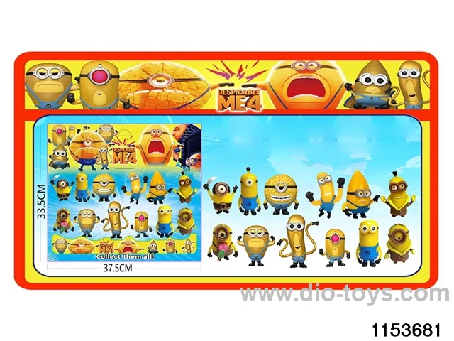 3 inch Sneaky Peek-a-boo Figurine Set