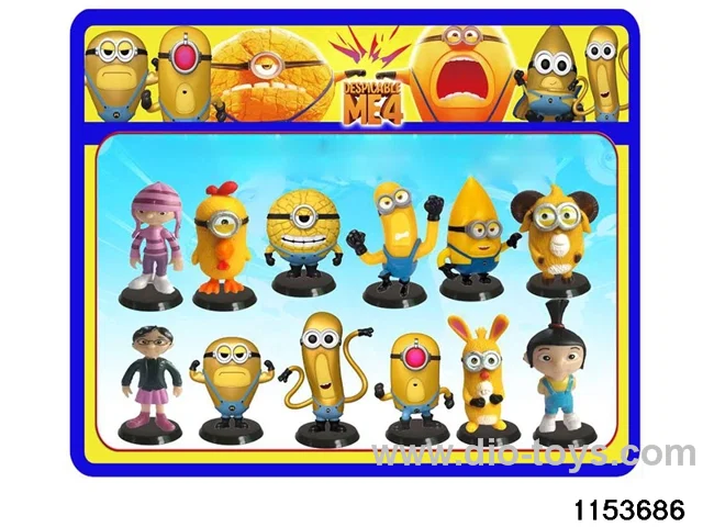 3 inch Sneaky Peek-a-boo Figurine Set