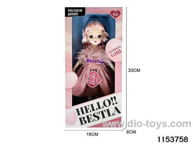 12 inch 11 jointed doll