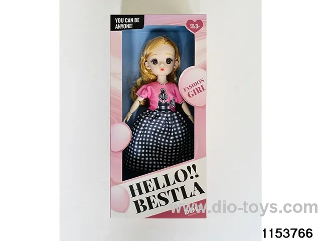 12 inch 11 jointed doll
