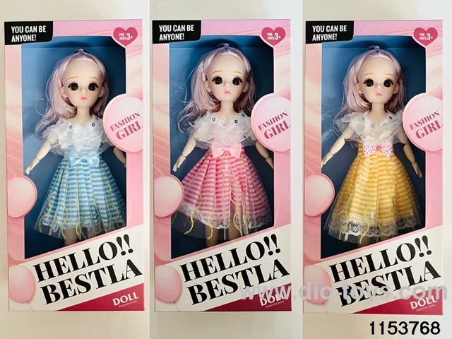 12 inch 11 jointed doll
