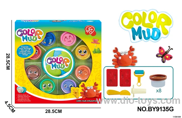 DIY Colourful Clay Series (8 bottles)