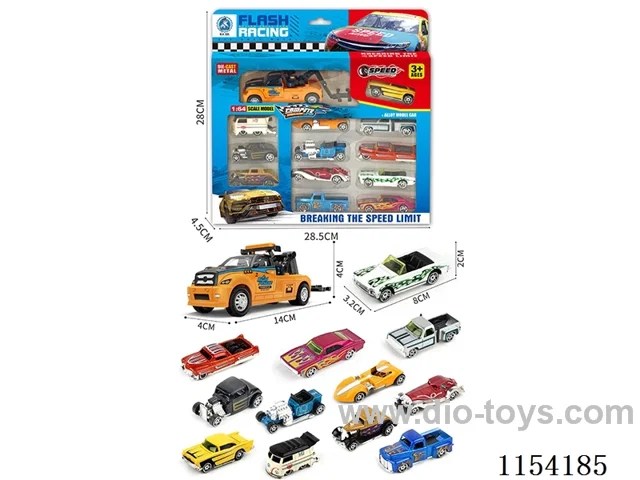 pull back +sliding alloy car set