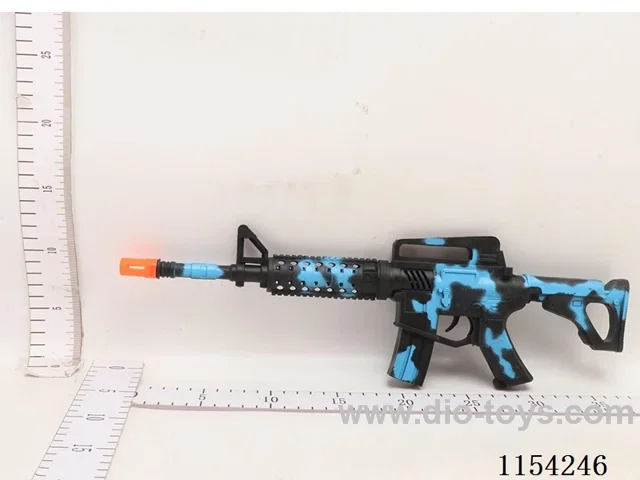 Spray-painted camo blue inertial Flint gun