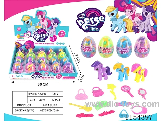 Pony rainbow egg