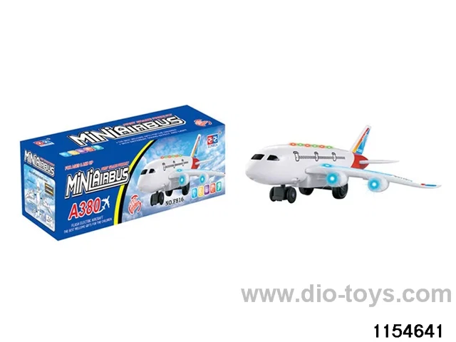 Electric music and light airliner