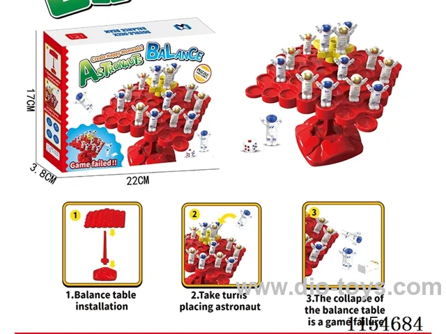 Board game Astronaut balance tree