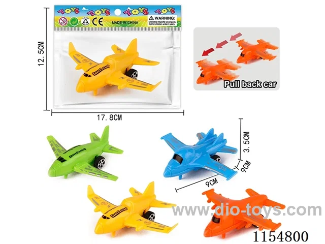 4 pull back aeroplanes