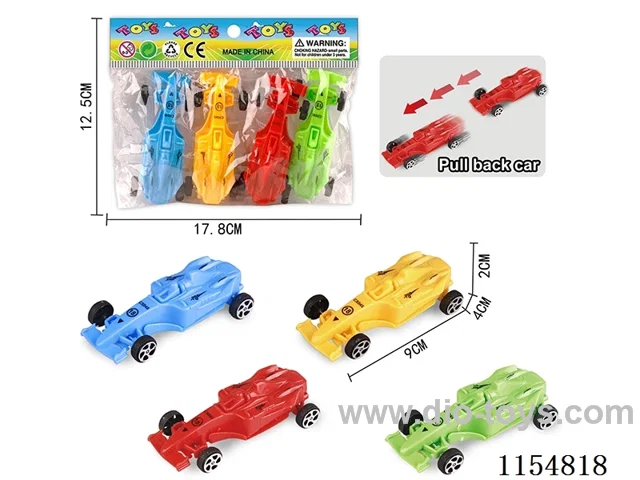 pull back Square F1 4PCS