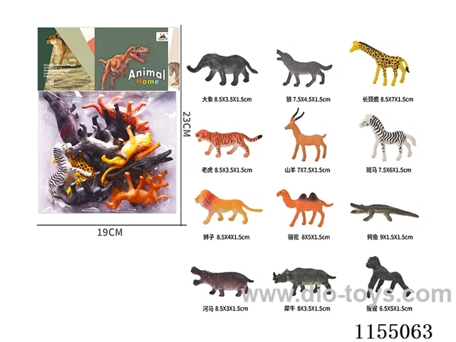 4’ Animal 12pcs