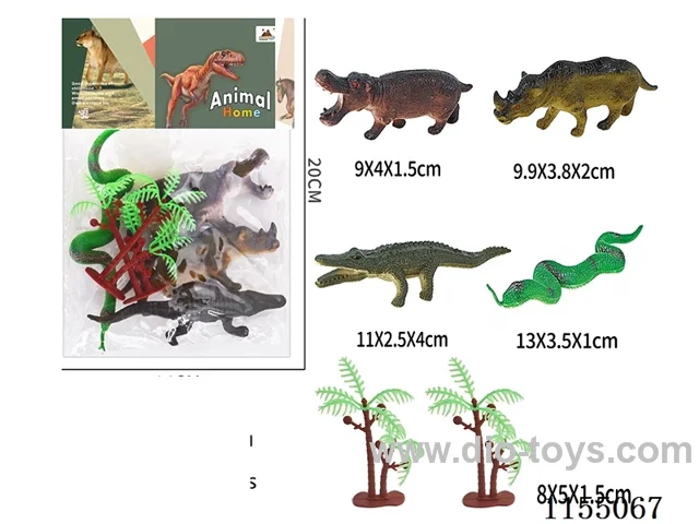 5″Animals 4pcs+2trees