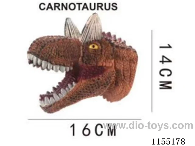 Bullosaurus Simulation Dinosaur Hand Puppet 7 inch