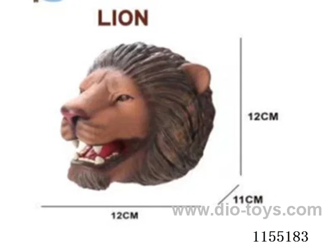 Lion Simulation Animal Hand Puppet 7 inch