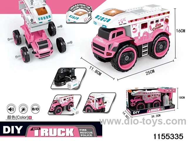 Electric dismantling truck