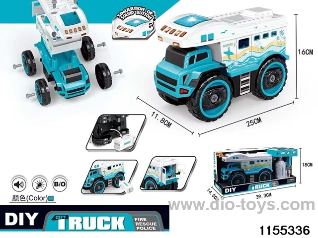 Electric dismantling truck
