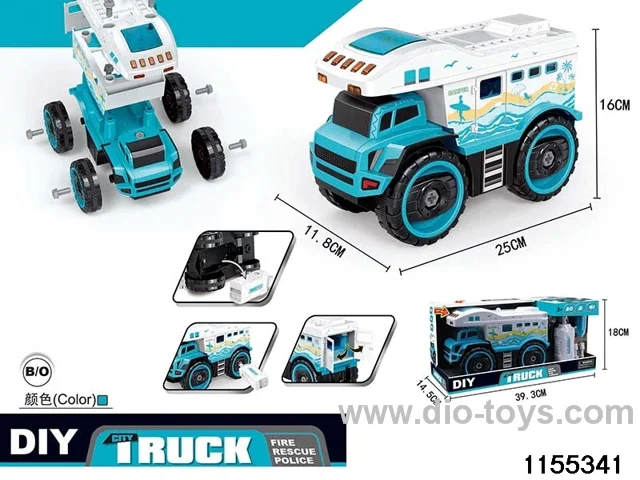Electric dismantling truck