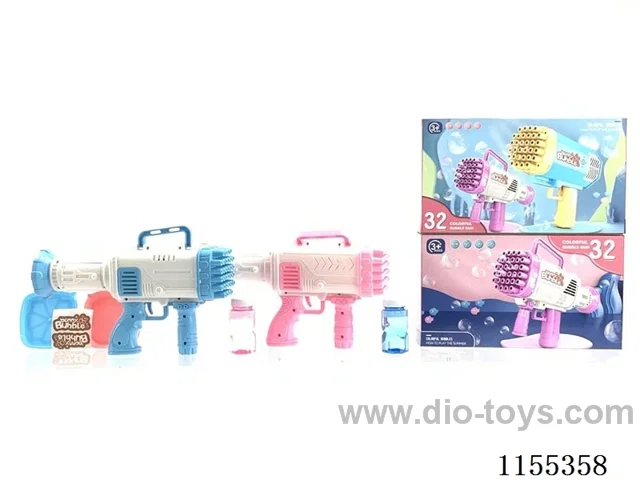 32 holes colourful bubble machine