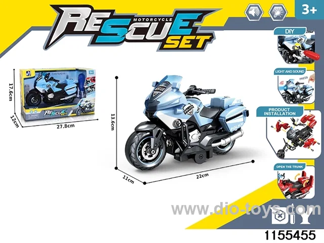 Inertial dismantling motorbike