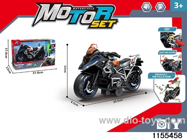 Inertial dismantling motorbike
