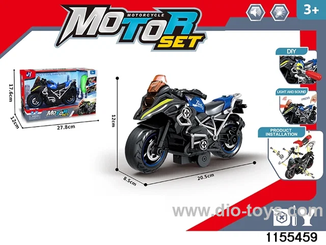 Inertial dismantling motorbike