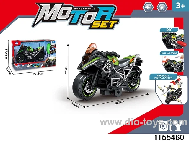 Inertial dismantling motorbike