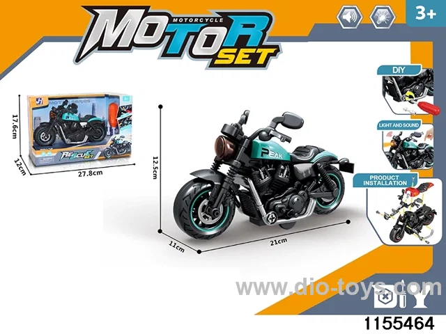 Inertial dismantling motorbike