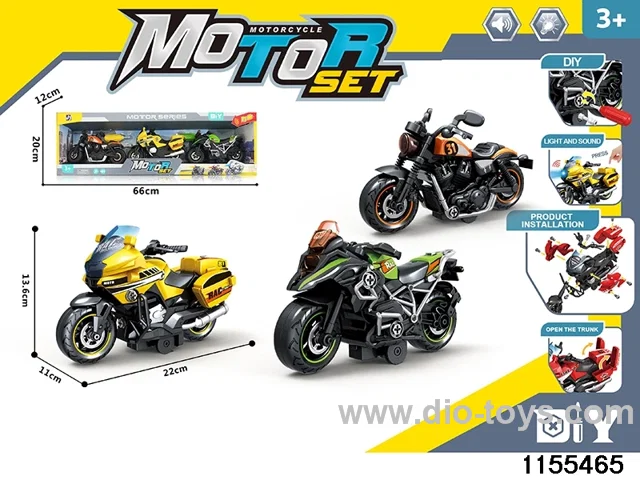 Inertial dismantling motorbike