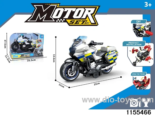 Inertial dismantling motorbike