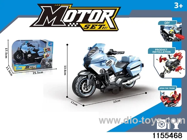 Inertial dismantling motorbike