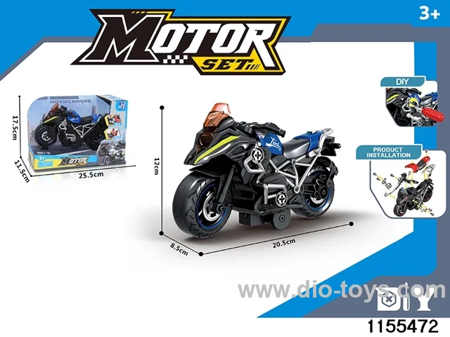 Inertial dismantling motorbike