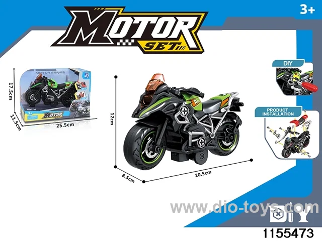 Inertial dismantling motorbike