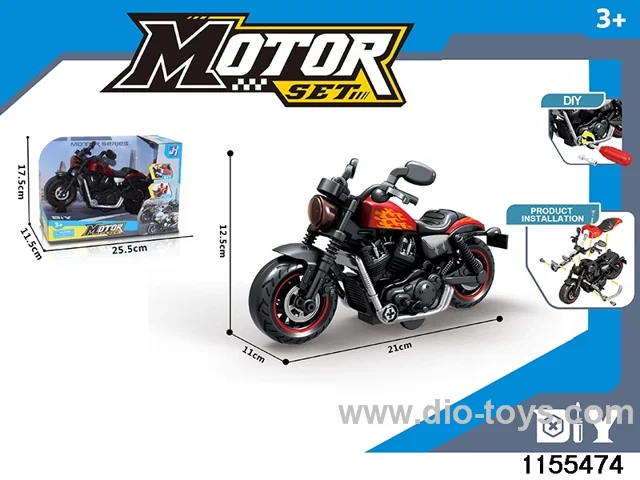 Inertial dismantling motorbike