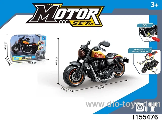 Inertial dismantling motorbike
