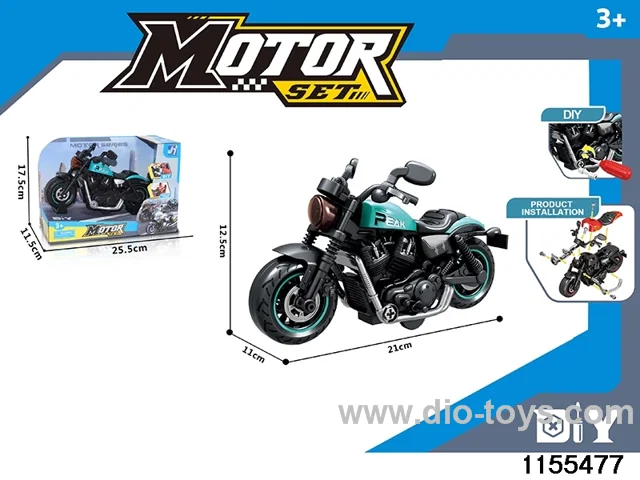 Inertial dismantling motorbike