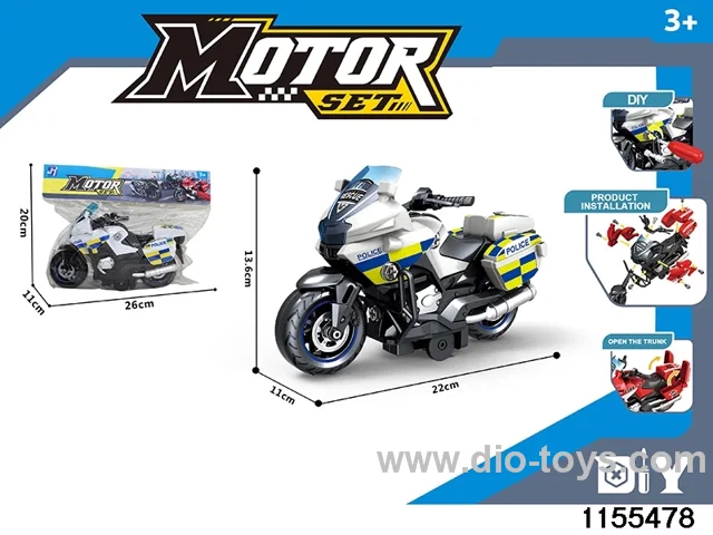 Inertial dismantling motorbike