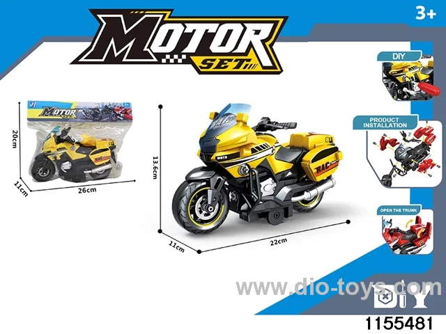 Inertial dismantling motorbike