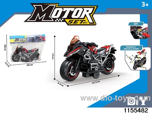 Inertial dismantling motorbike