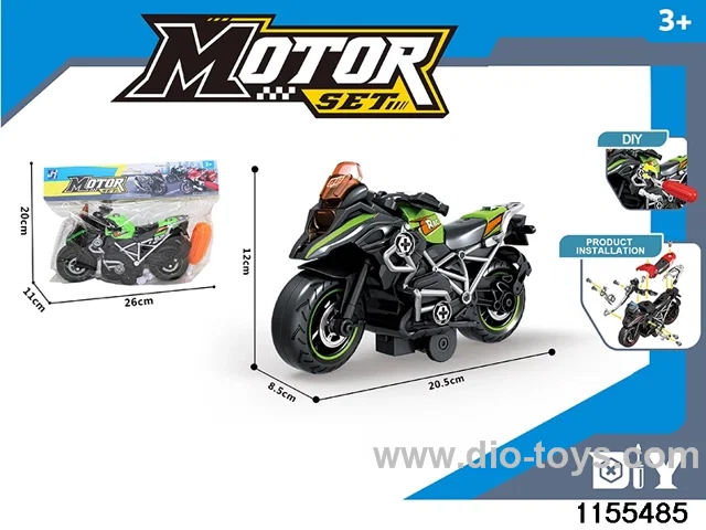 Inertial dismantling motorbike