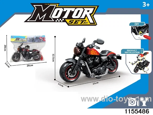 Inertial dismantling motorbike
