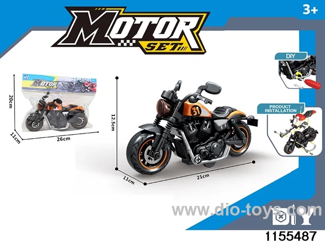 Inertial dismantling motorbike