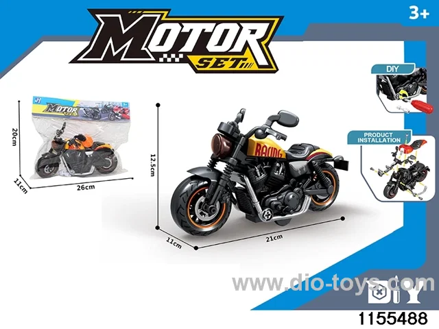 Inertial dismantling motorbike