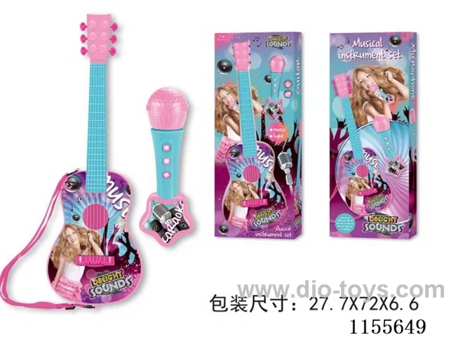 Music electronic guitar + microphone combo