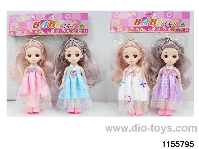 6 inch 15cm 5 jointed doll set