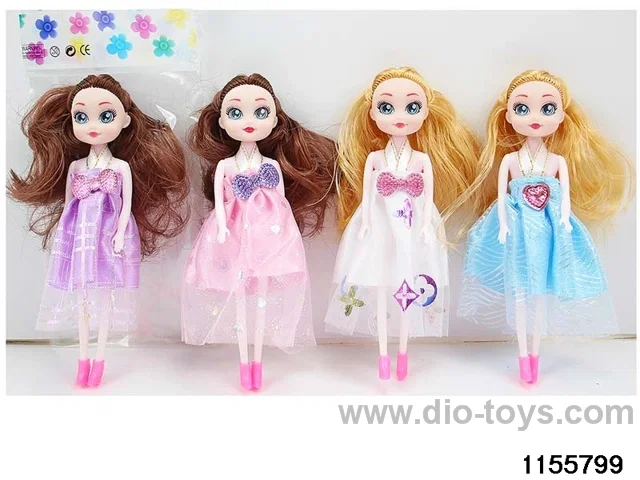 7 inch 15cm 5 jointed doll set