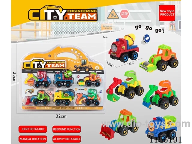 pull back car 6PCS