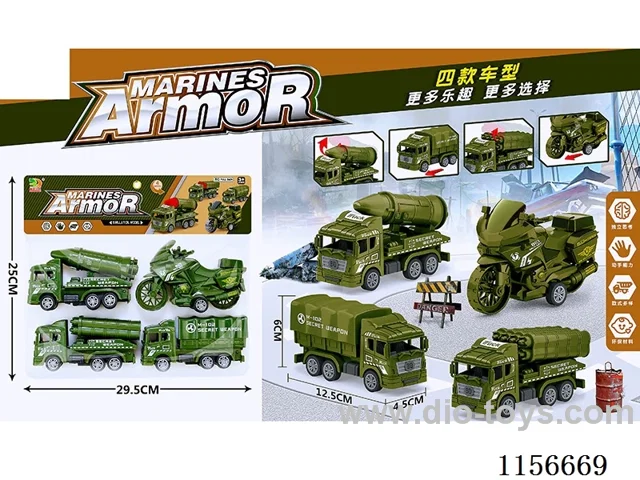 pull back car set 4PCS