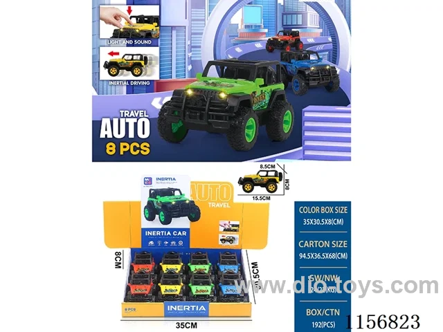 Inertia Jeep with light effects