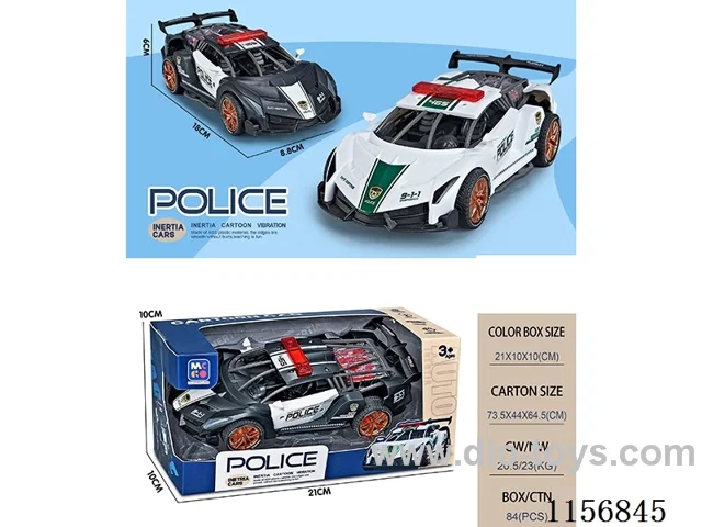 Inertial sound and light police car