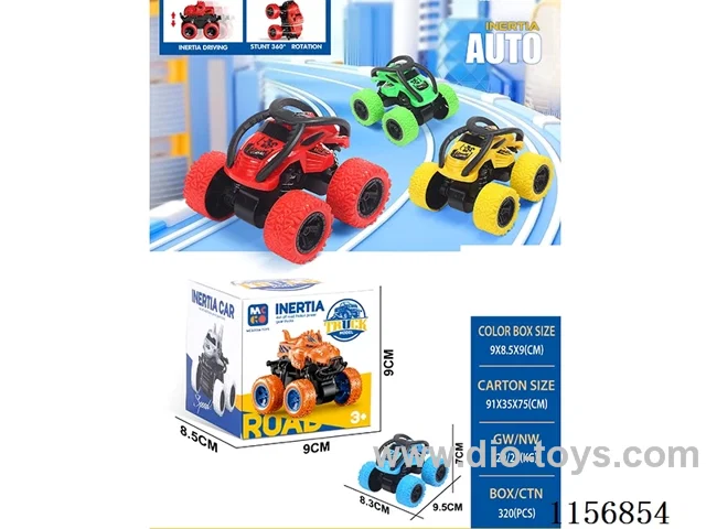 Stunt big wheel double inertia chariot