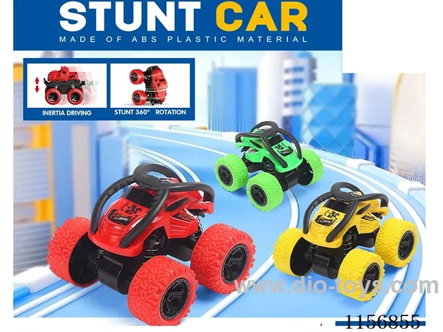 Stunt big wheel double inertia chariot